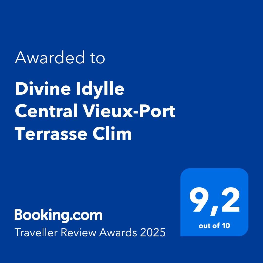 Divine Idylle Central Vieux-Port Terrasse Clim Marseille Exterior photo